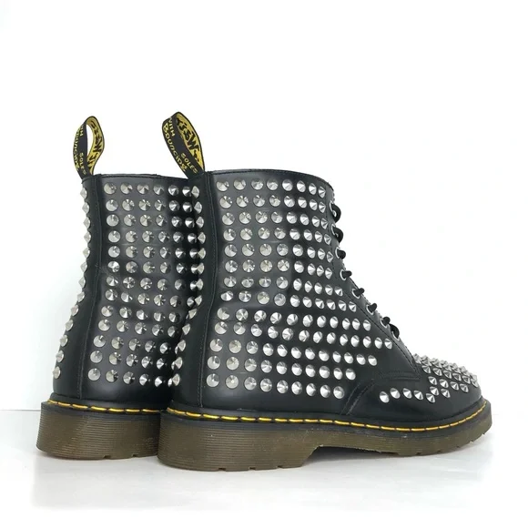 Dr Martens Spike Mettalic Studs 1460 Ankle Boots Men’s 13 Shoes - Picture 8 of 12